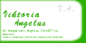 viktoria angelus business card